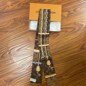 NWT Authentic Louis Vuitton Monogram Confidential Bandeau Brown